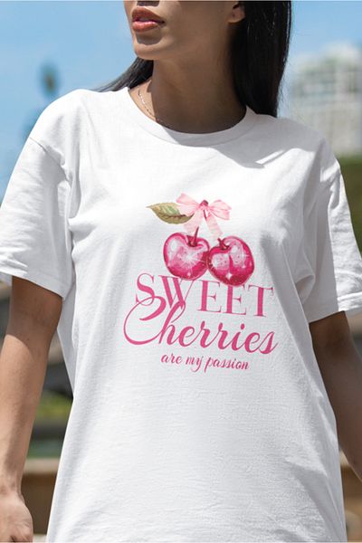 SUNFREE ΔΙΑΣΤΑΣΗ ΓΥΝΑΙΚΕΙΟ ΜΠΟΥΜΕΡΟ ΜΕ ΣΤΑΜΠΑ POPULAR TREND SWEET CHERRIES