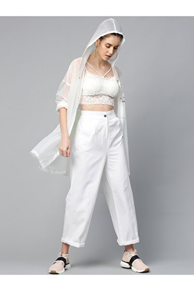 Sassafras By Styli Solid Wide Leg Trousers