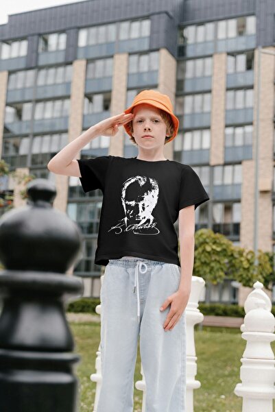 Kübra Tekstil Unisex Ataturk Štampano majica kratkih rukava / 23. april 29. o...