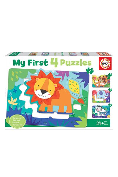 EDUCA Educa My Jungle Animals 4 Puzzles 18897
