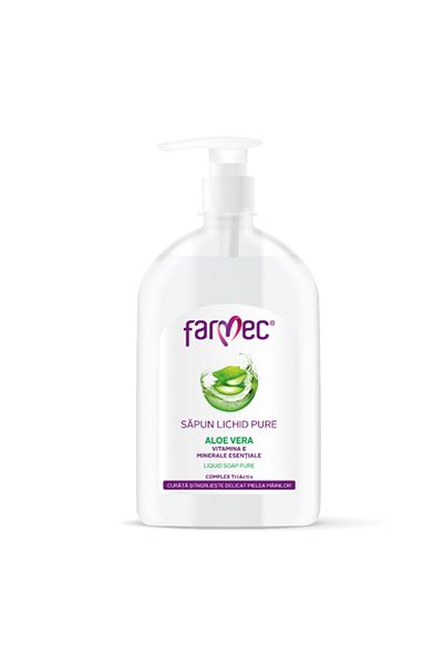 Farmec Pure Aloe Vera Liquid Soap 500 ml