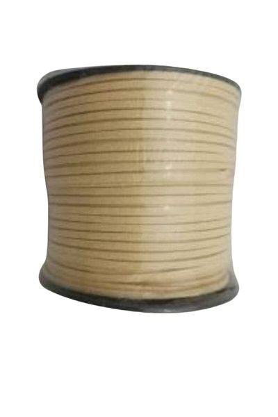 MBB ETİCARET Chamois Rope 1 mm Cream 1 Meter