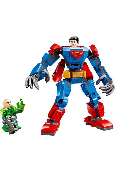 LEGO Superman ™   Robot and Lex Luthor ™   Counter - 6 Years Old and Above Construction Set 120 Pieces