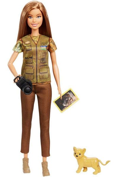 Barbie I Can Be - Nat Geo Doll, Green,GDM46