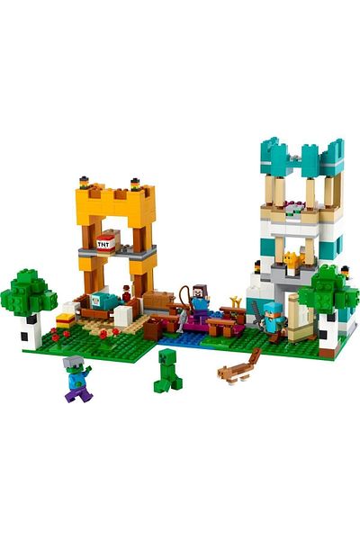 LEGO ® Minecraft® Work Box 4.0 21249 - Creative Toy Building Set for Ages 8 and Up (605 Pieces)