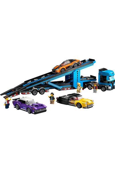 LEGO City 60408 Sports Car Truck - 7 Years Old and Above Construction Set (998 Pieces)