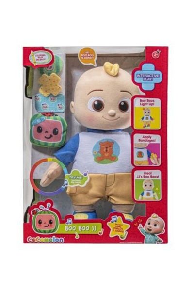 Cocomelon Boo Boo JJ Interactive Light-up Plush 12inch CMW0249