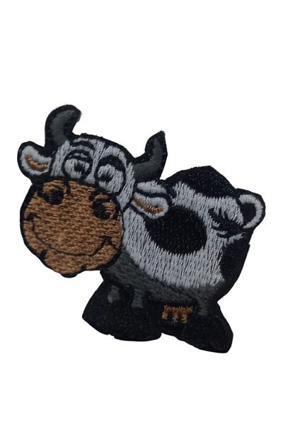 Hangora Applique Iron-On Cow Crest 4X4 cm