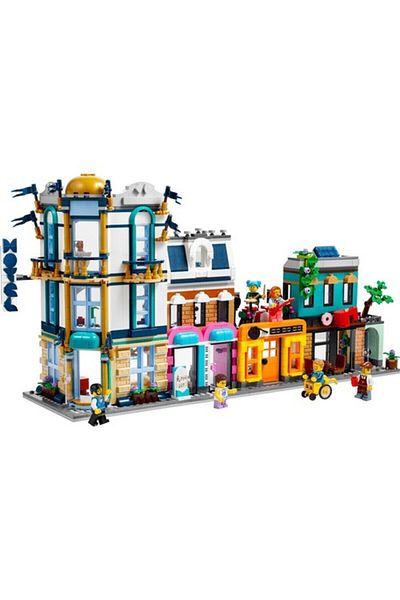 LEGO Creator 3 - 9 Years Old and Above Toy Construction Set in 1 Main Street 31141 (1459 Pieces)