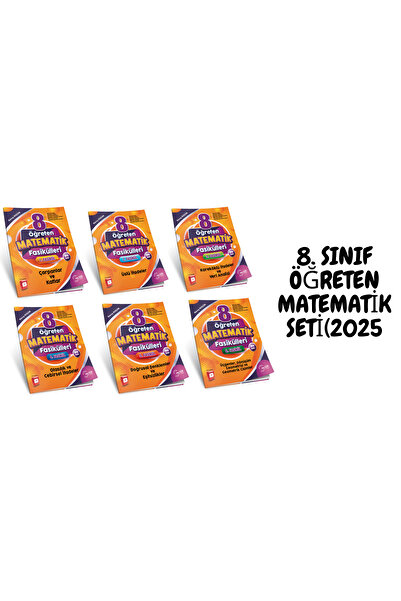 Gür Yayınları 8. SINIF ÖĞRETEN MATEMATİK SETİ2025(6 KİTAP)