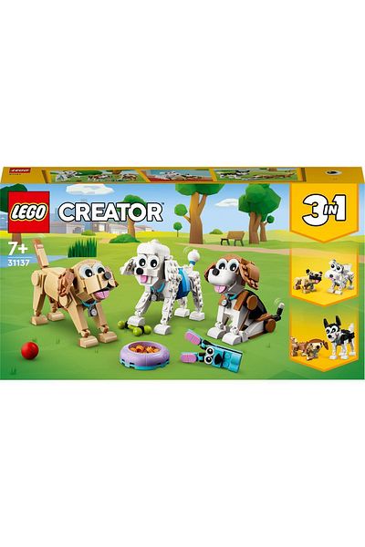 LEGO ® Creator Cute Dogs 31137 - Toy Construction Set for Children Ages 7 and Up (475 Pieces)
