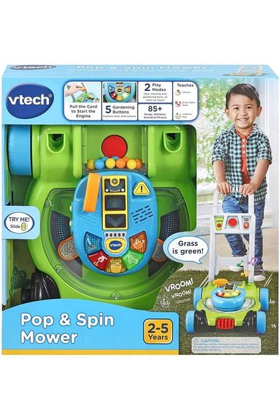 V-tech VTech Pop & Spin Mower 80-552603