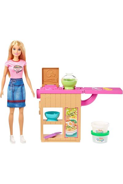 Barbie Barbie Noodle Bar Playset with Blonde Doll GHK43
