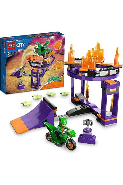 LEGO JFF Game® City Pot Show Ramp Competition 60359 - Creative Toy Construction Set (144 Pieces)
