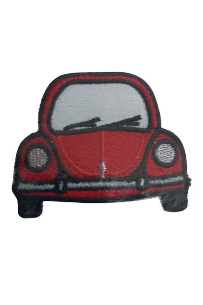 Hangora Applique Iron-On Vosvos Red Crest 3 cm