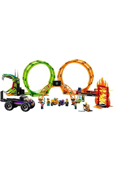 LEGO ® City Double Ring Show Arena 60339 - Creative Toy Building Set (598 Pieces)