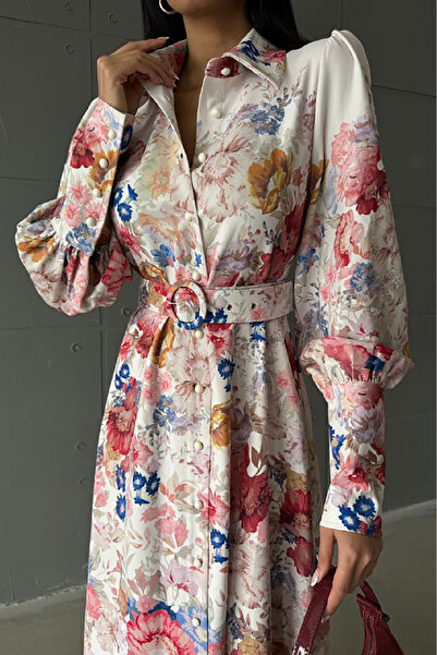 Neşeli Butik Women Midi Length Design Dress Nbemp2662