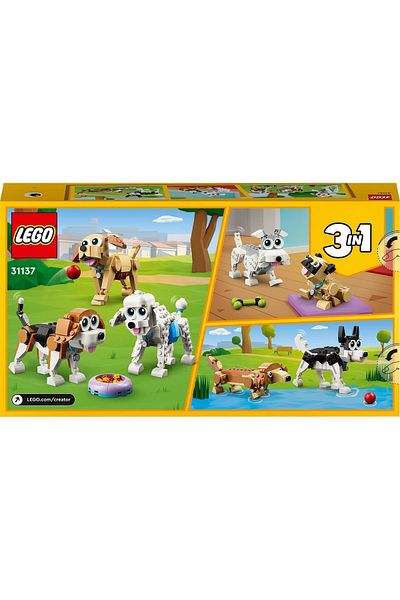LEGO ® Creator Cute Dogs 31137 - Toy Construction Set for Children Ages 7 and Up (475 Pieces)