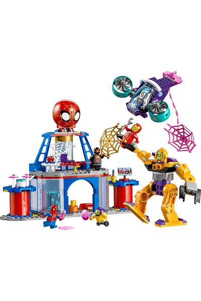 LEGO Marvel Spidey Team Network Knitter Headquarters 10794 Building Set