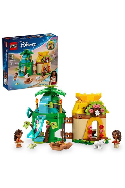 LEGO Disney Moana's Island House 43260 - 5 Years Old and Above Toy Set (175 Pieces)