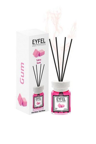 Eyfel Bubble Gum aroma room air freshener with sticks, 120ml