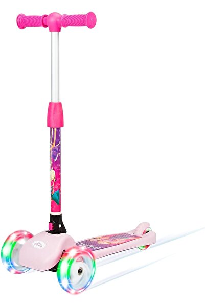 SPARTAN سكوتر برينسيس ثلاثي العجلات قابل للطي مع إضاءة LED