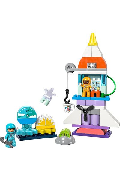 LEGO ®   Duplo ®   3 in 1 Space Shuttle Adventure 10422 - 3+ Educational Toy Construction Set (58 Pieces)