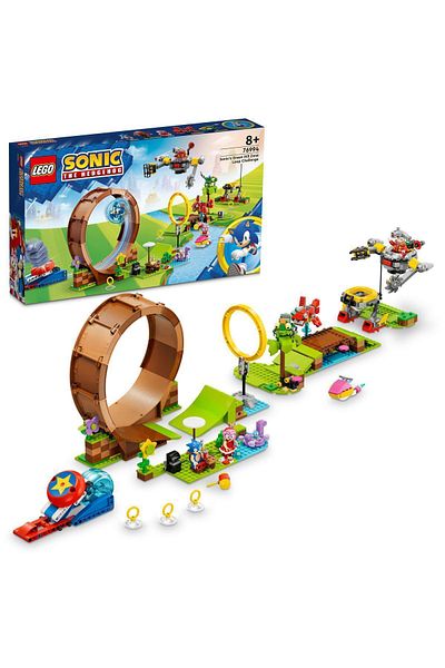 LEGO Sonic the Hedgehog Sonic Green Hill Zone Circle Obstacle 76994 (802 Pieces)