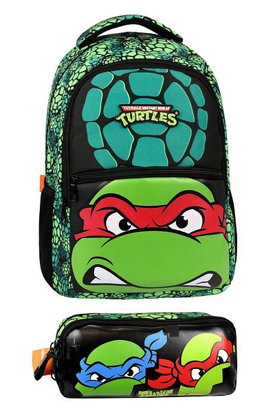 GENC DIJITAL BASKI Set ghiozdan pentru școala primară Ninja Turtles (5 bucăți)