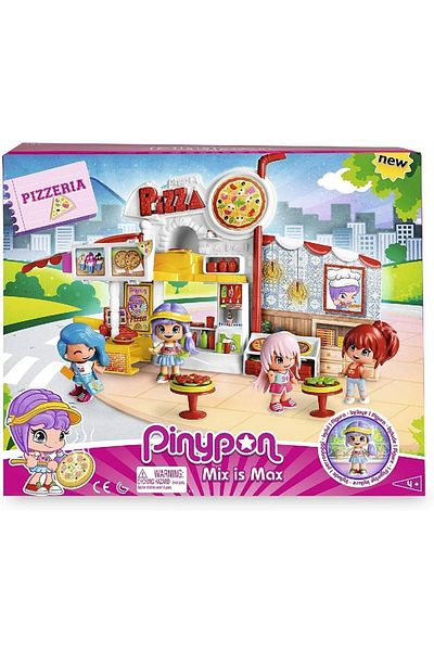 Pinypon – Pizzeria, Game Scene, with 1 Pinypon Figure, for Boys and Girls Ages 4 to 8 (Famous 700014