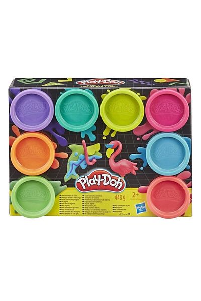 Play Doh Play-Doh Neon Tub Starter Set 8-pack E5063