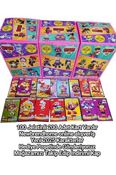 Emrah Gültekin Zidao سلسلة جديدة من الشخصيات Brawl Stars (100 جيلاتين 200 بطا...