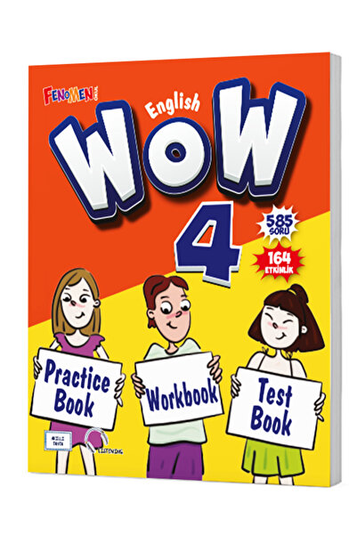 Fenomen Yayıncılık Kurmay Yayınları WOW English 4 Practice Book + Workbook + ...
