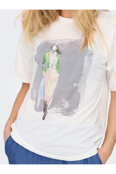 ONLY Γυναικείο T-shirt Onlmelina S / S 15342876