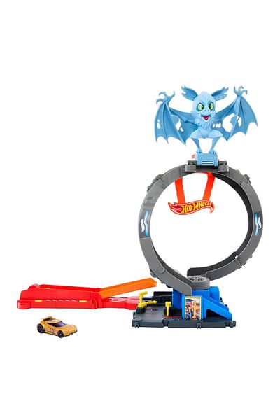 HOT WHEELS City Nemesis Bat vs. Tire Shop​ HTN78