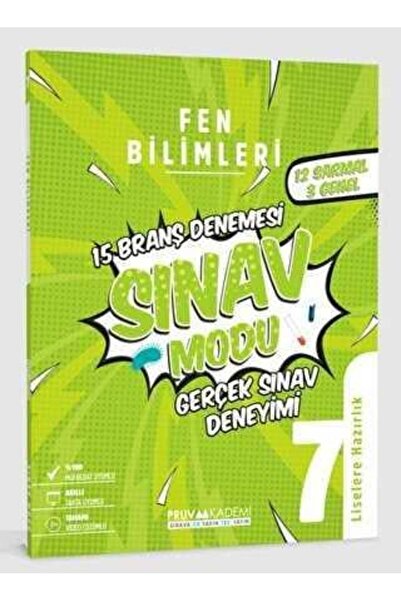 Pruva Akademi 7.sınıf Fen Bilimleri Branş Denemesi Sınav Modu Gerçek Sınav De...
