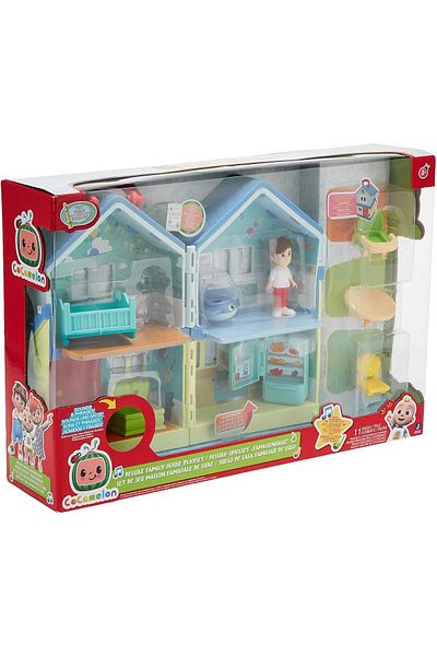 Cocomelon Deluxe Family HoUSe Playset, Multicolor, Cmw0066