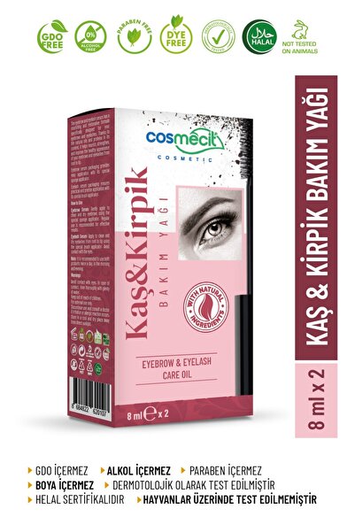 cosmecit KAŞ & KİRPİK BAKIM YAĞI (8 ml+8 ml)