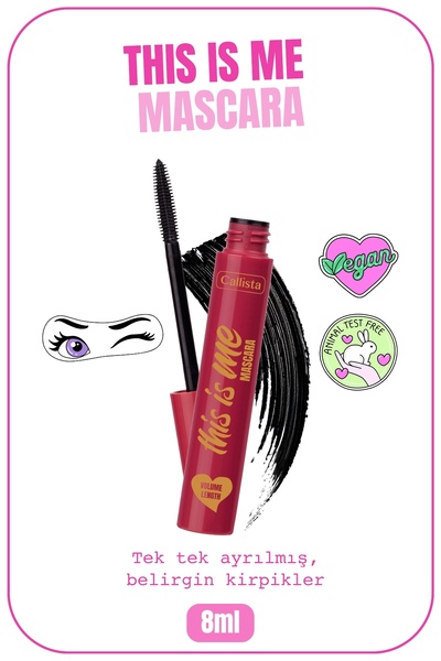 Callista This Is Me Hacim ve Uzatma Etkili Maskara