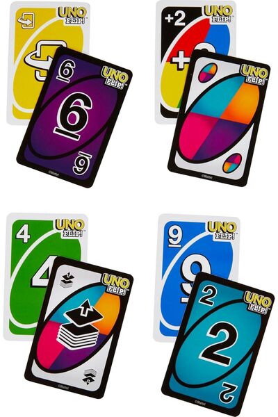 mattel Uno flip! card game tin