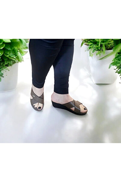 Esem Дамски ежедневни анатомични регулируеми чехли с велкро за дома и на открито