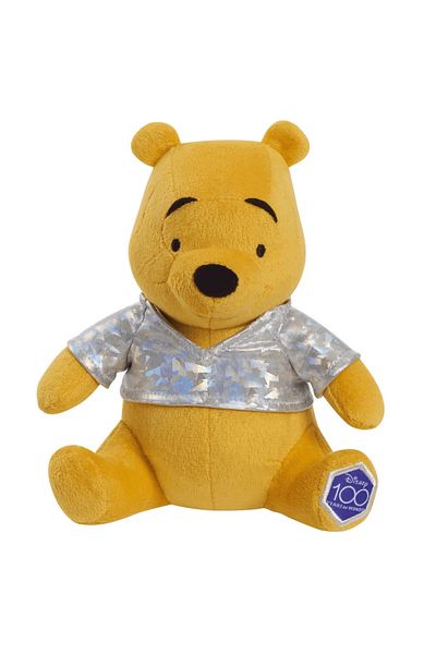 Disney Plush Pooh Platinum 100th Anniversary Edition M 10inch PDP2200035