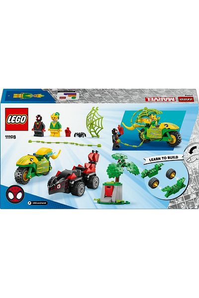 LEGO ® Marvel Spidey And His Amazing Friends Spin and Electro Dinosaur Vehicle Chase 11198