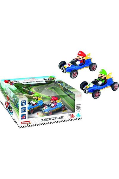 Carrera مجموعة Pull N Speed Mario Kart من قطعتين - Mach 8 13018