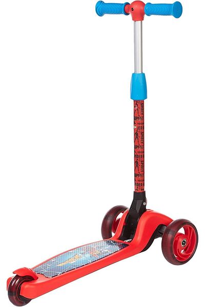SPARTAN Three Wheels Spiderman LED Folding Scooter