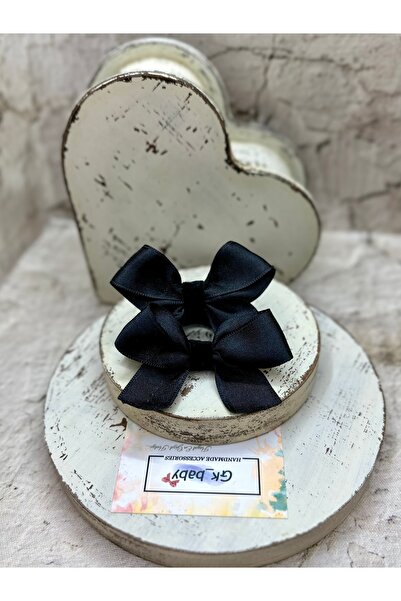 GK Black Bow Rubber Buckle