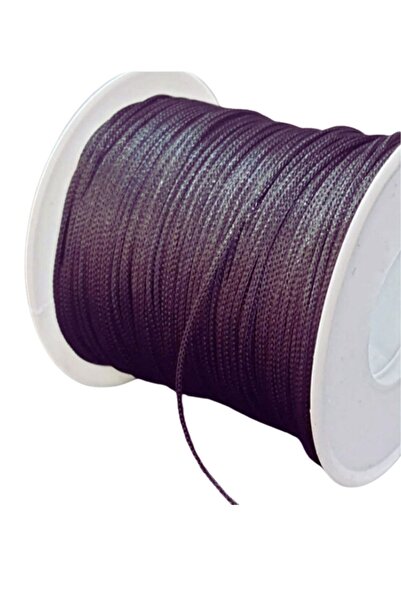 Tahtakale Toptancısı Snur pentru parașuta, snur pentru împletitură pentru brățări și coliere 1 mm 50 metri afumat