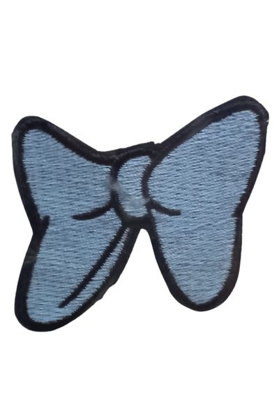 Hangora Applique Iron-On Small Butterfly Blue Arma 2X3 cm