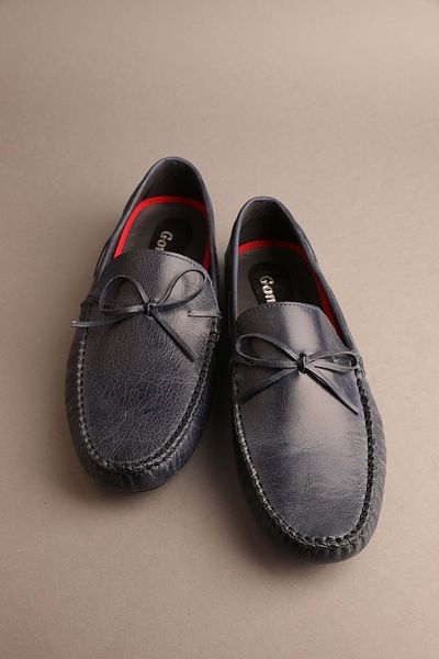 Gondol Loafer clasic pentru bărbați din piele naturală portocaliu 43 ttx.207