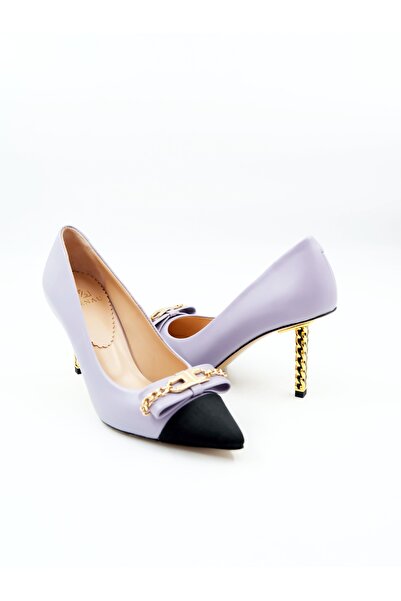 Tenau Kadın Hakiki Deri Topuklu Ayakkabı